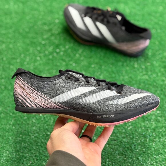 Adidas Adizero Prime Sp 3 Low Mens Track Shoes Black IG4330 NEW Sz 7.5 / WMNS 9 - Picture 1 of 4